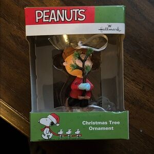 Hallmark Peanuts Red and Green Ornament